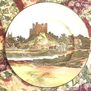 1930s Royal Doulton D.6308 Vintage Plate Rochester Castle Made in England